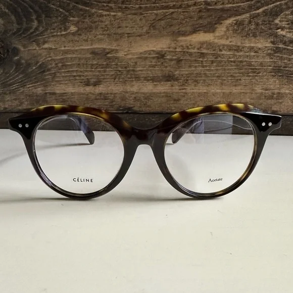 Celine Brown Tortoise Glasses - Picture 6 of 11